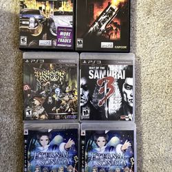 Rare PS3 & PS2 Games – JRPGs & Classics (Eternal Sonata, Samurai, Midnight Club 3)
