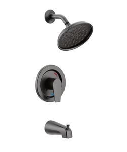 Moen 48002BNGR Faucet Group Slate Single-Handle 1.75 GPM Shower Black Matte