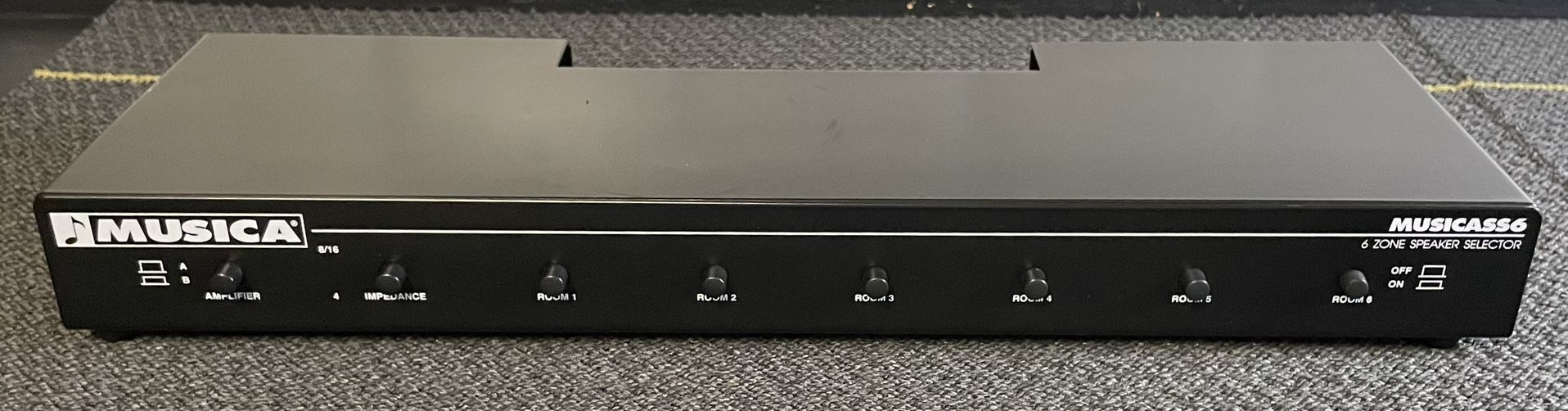 Musica SS6 6 Zone Speaker Selector