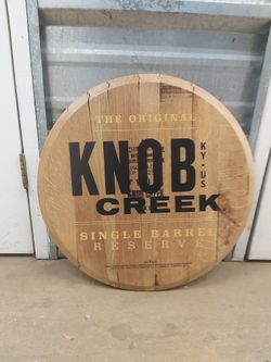 Knob Creek Bourbon Wooden Sign 