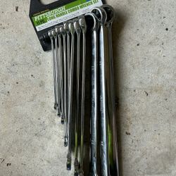 Long Handle Metric Wrench Set