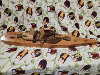 Hand Made Wooden Boat