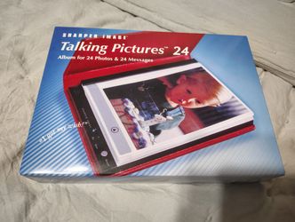 Sharper Image Talking Pictures 24 photo Album