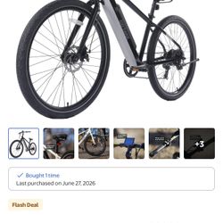 Brand New GOTRAX Transfer 27.5” Electric Bike – 20 MPH, 40 Mile Range