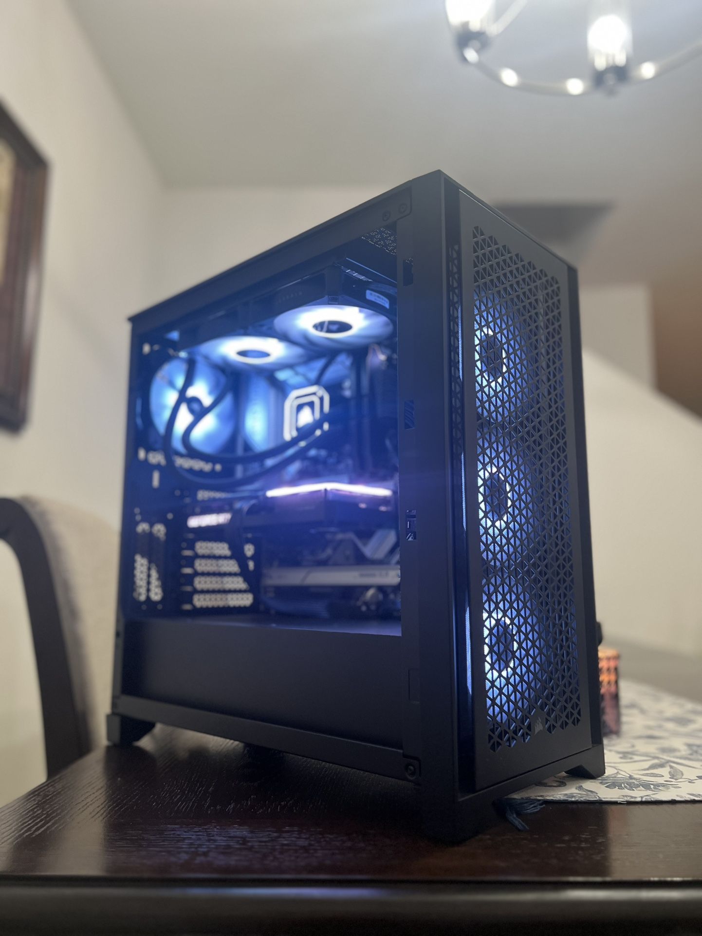 Custom Black Mid Tower Desktop Computer