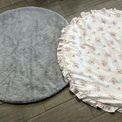 Set Of Two Baby Reversible Play Mats