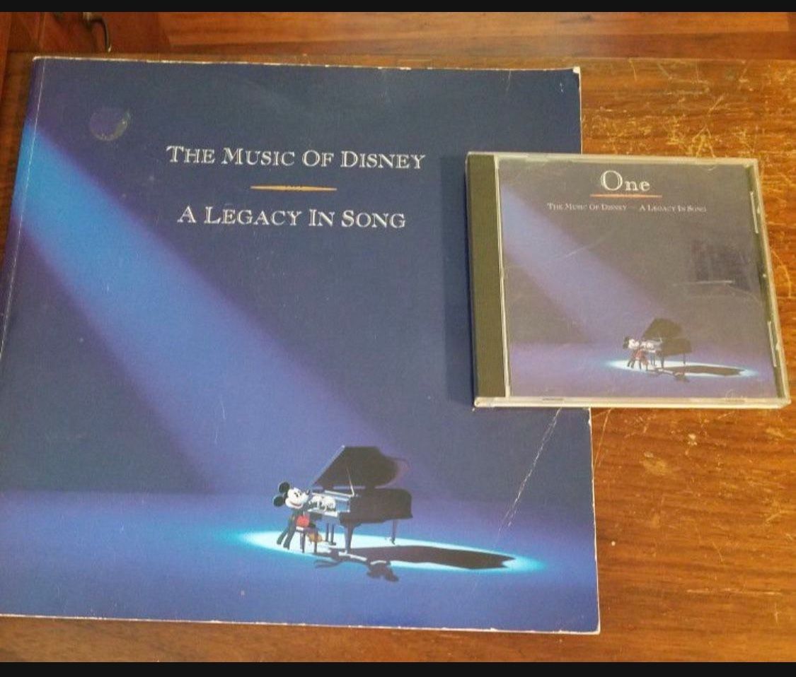 Disney CD 27 Classic Songs & Book ONE The Music of Disney A Legacy of Songs YES still Available Price Firm