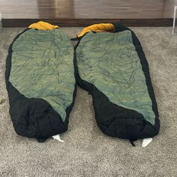 2 Adult Mummy Sleeping Bags – Great Condition! – $40
