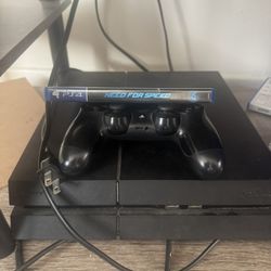 PS4 With Controller And Need For Speed Game Read Description!