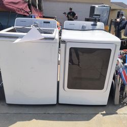 Samsung Washer And Electric Dryer 