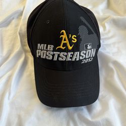 Oakland A's Athletics Baseball Cap Hat Adult Adjustable 47 2013 Post Season Used