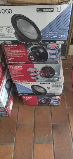 Subwoofer pioneer and Kenwood as is $120 for all