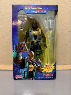 Vintage Flash Gordon Defenders of The Earth King, LOTHAR 7" Action Figure NECA