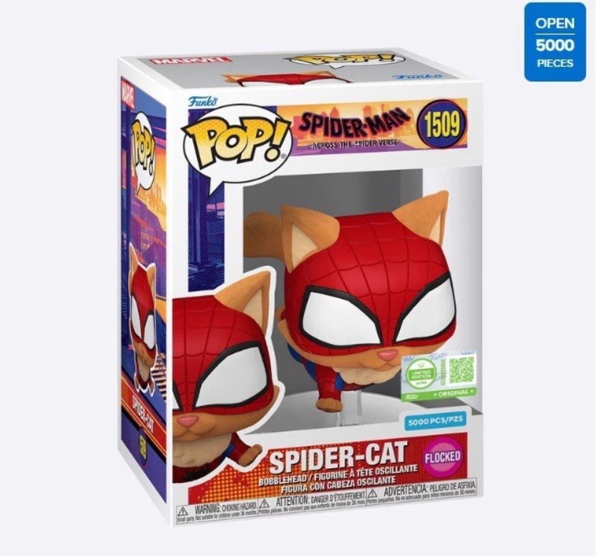 Pop! Spider-Cat (Flocked)