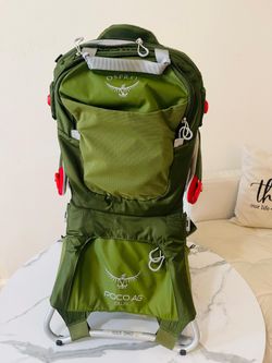 Osprey Poco AG Plus Child Carrier Backpack - Green(Moving Out)