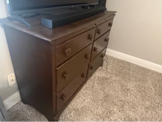Brown dresser