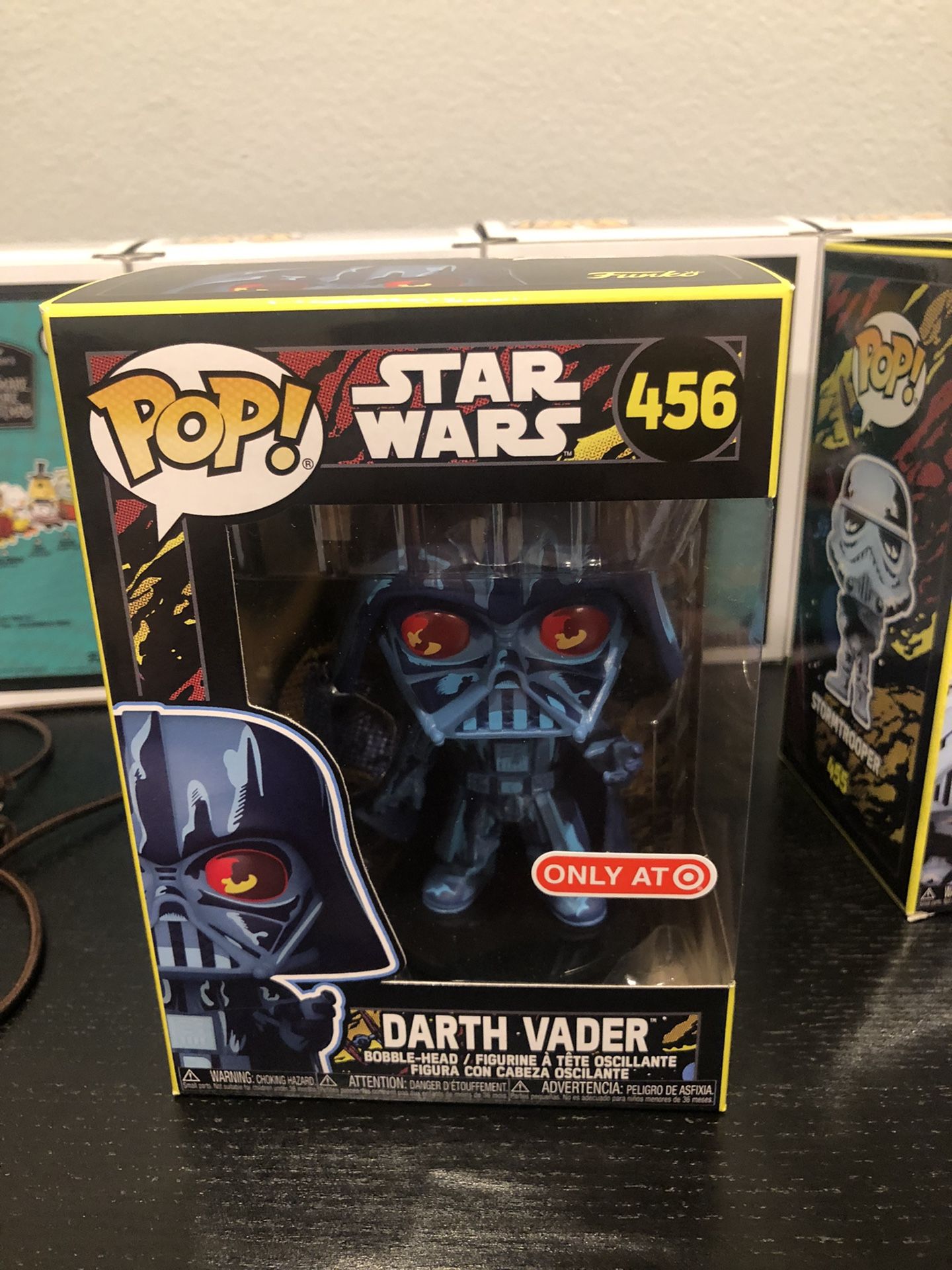 Funko Pop Darth Vader And Stormtrooper Star Wars 456 455