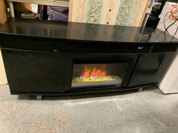 72” Twin star electric fireplace tv stand /read below for Sale in