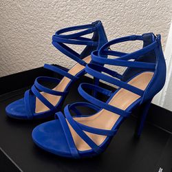 Size 6 Bright Blue Heels 