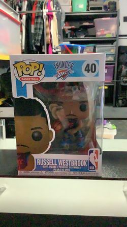Funko pop! NBA Russell Westbrook #40 OKC thunder, vaulted basketball