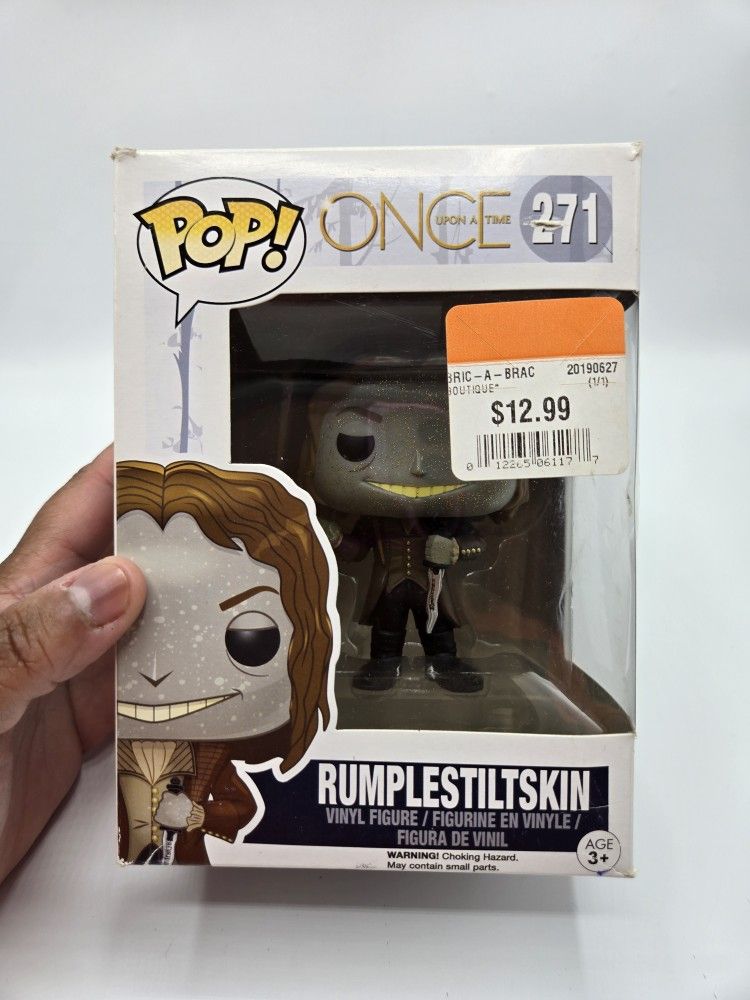 Funko Pop! Once Upon a Time Rumplestiltskin #271 Vinyl Figure DAMAGED BOX