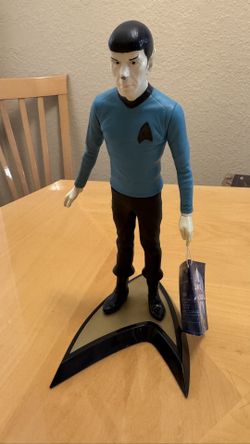 SPOCK FIGURINE w/ ORIGINAL GIFT CARD – 1991 HAMILTON GIFTS EXCLUSIVE!
