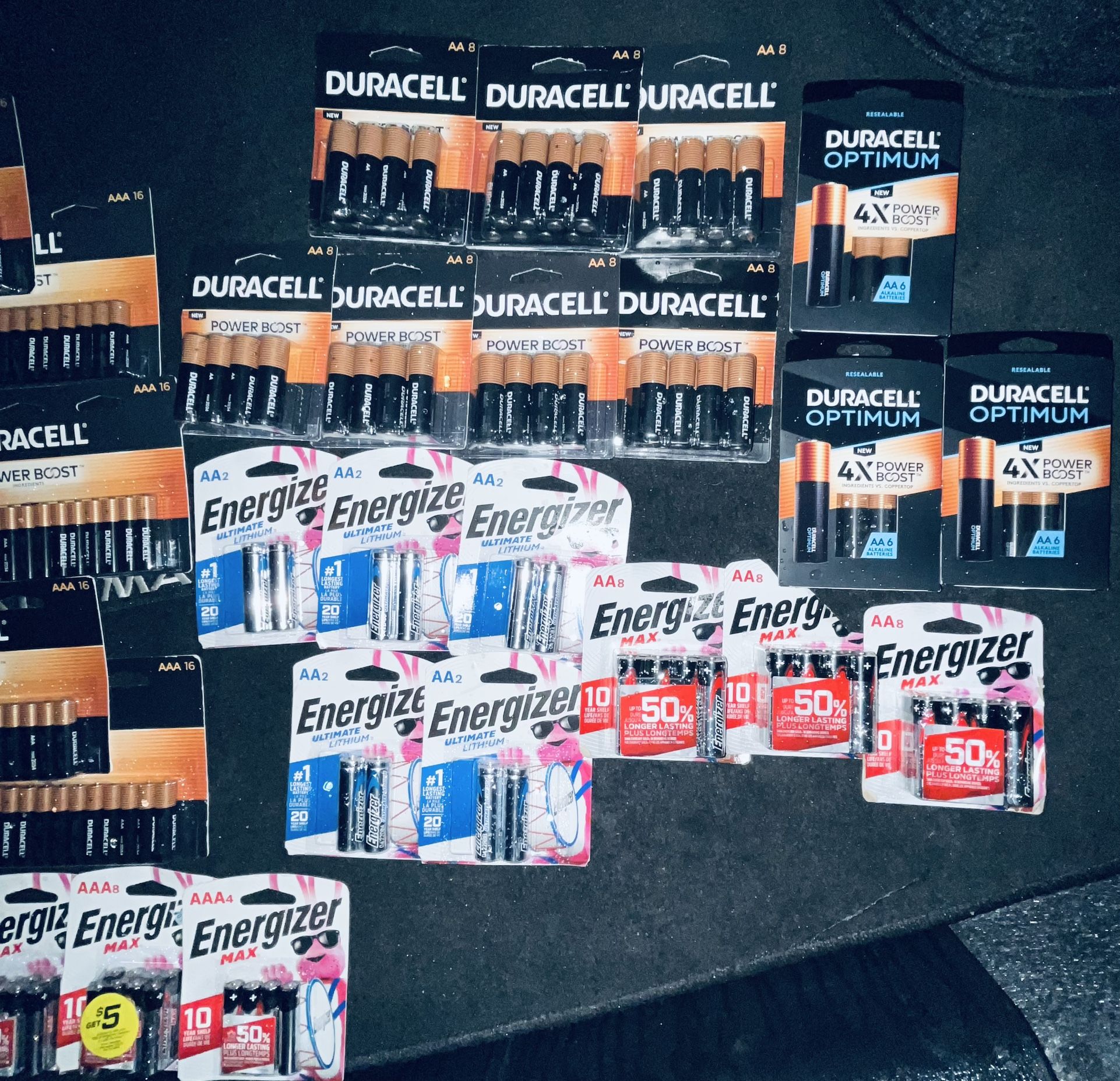 Energizer & Duracell, AA & AAA Mix Up