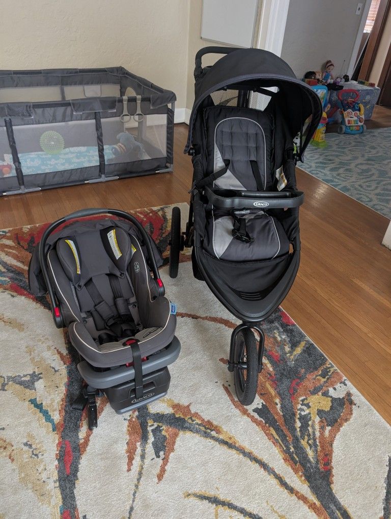 Graco LX Jogger + Car Seat with Base