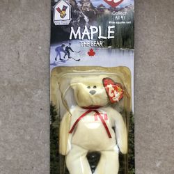 maple the bear beanie baby