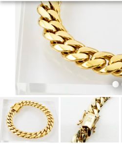 14K Gold Miami Cuban Link Bracelet