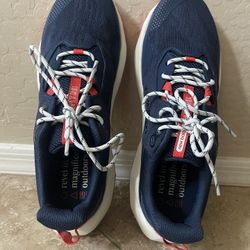 Men's New Balance Nitrelv6 Trail Runner Trail Running Shoes Navy Blue-Size 11.5