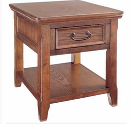 BRAND NEW in box…Ashley Furniture T478-3, that’s the Woodboro Rectangular End Table