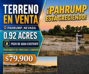 Venta de terreno con agua