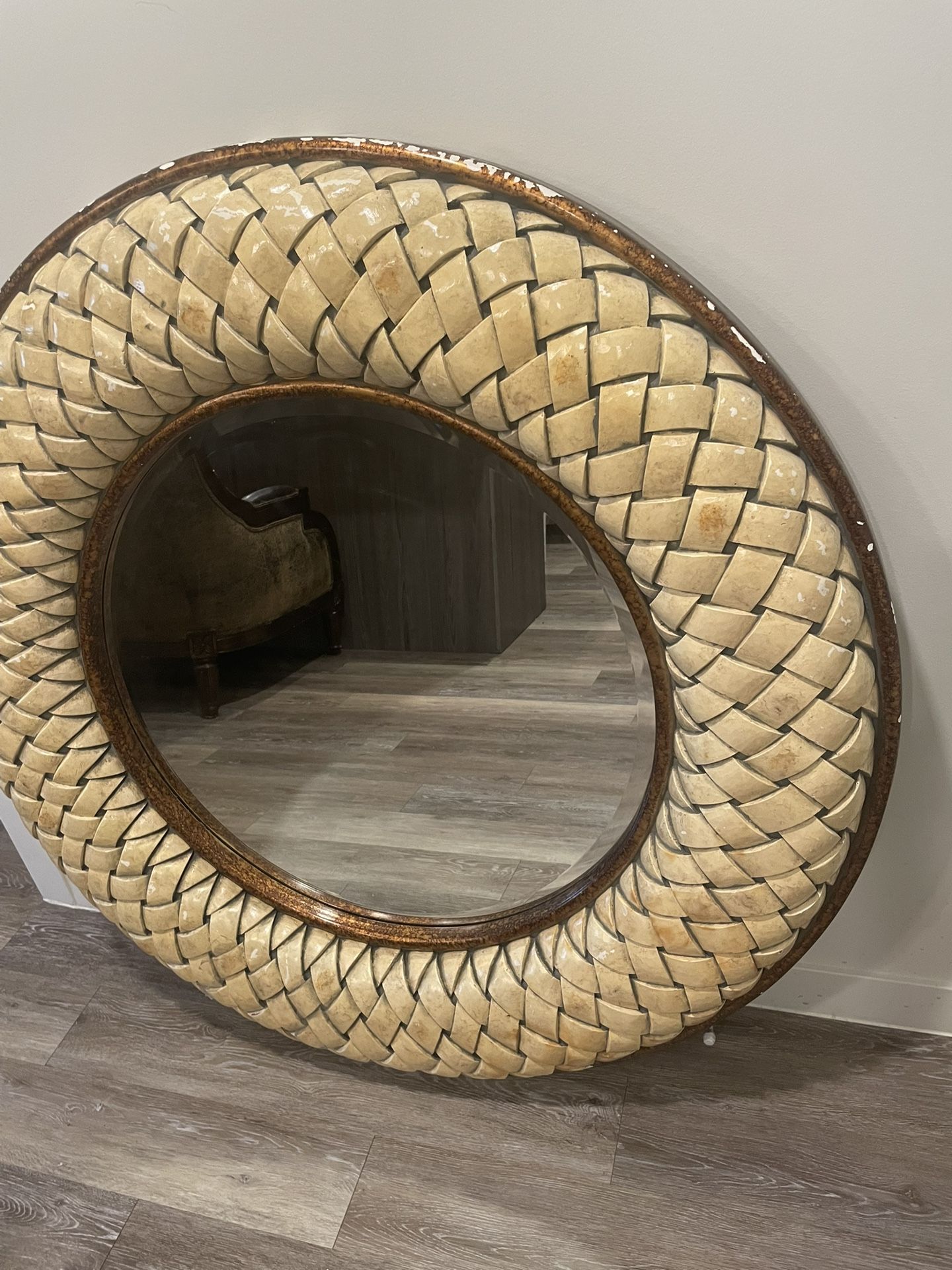 Large Vintage Windsor Art & Mirror Co. Wall Mirror