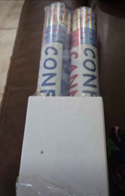 TFengfly 4 Pack Gender Reveal Confetti Cannons