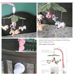 Peanutshell Safari Crib Mobile