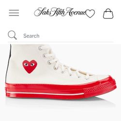  COMME DES GARCON CONVERSE PLAY