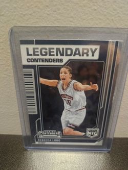 Rebecca lobo #44 uconn nil 24-25 legendary contenders diamond plate $1