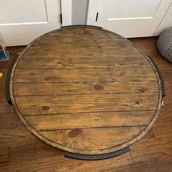 Mathis Coffee Table With Wheels 