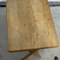 Yellow Folding Rectangle Table
