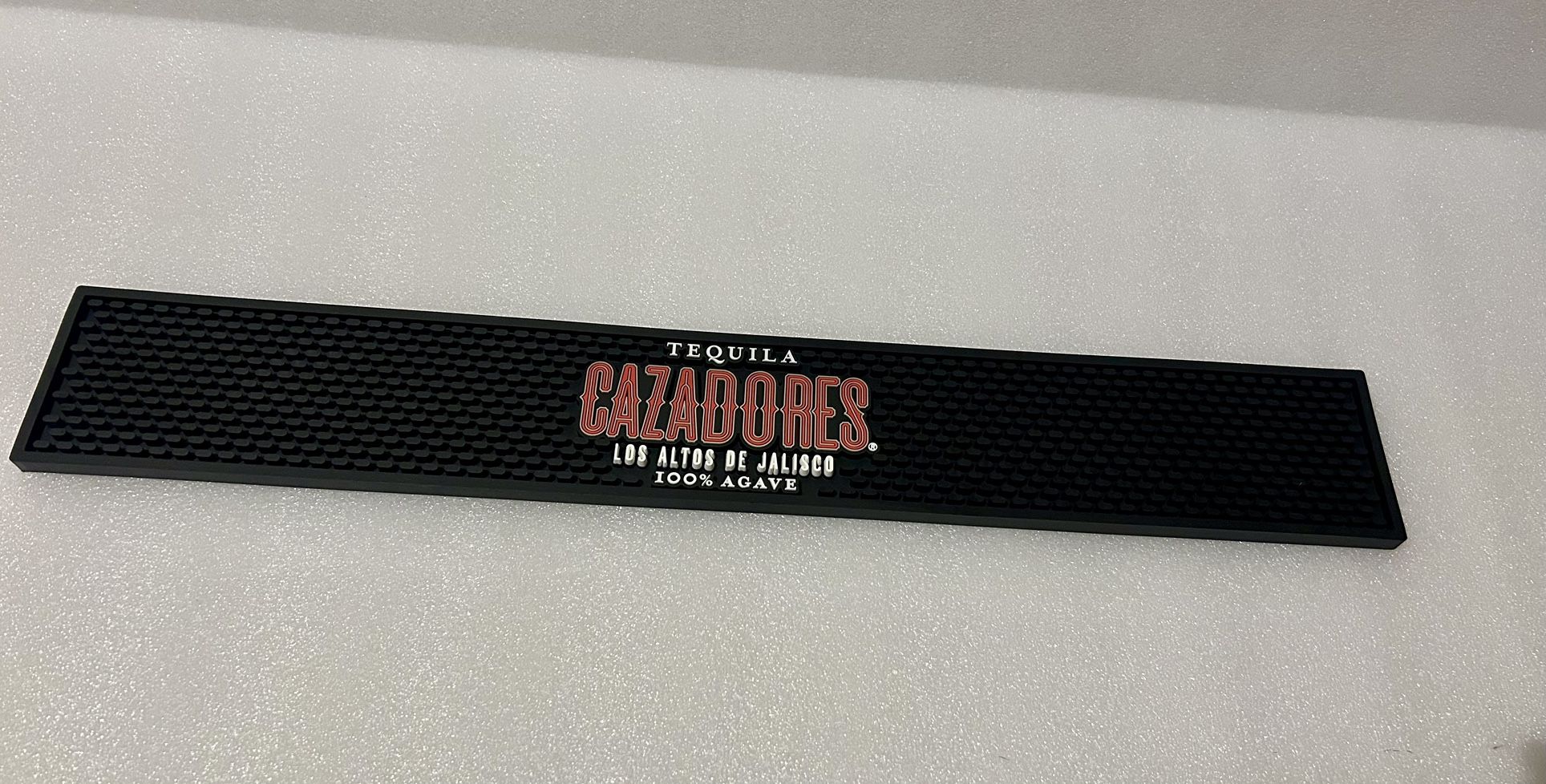 Cazadores black bar rail spill mat