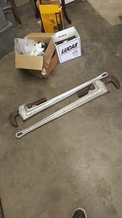 Ridgid 48" Aluminium HD Pipe Wrenches