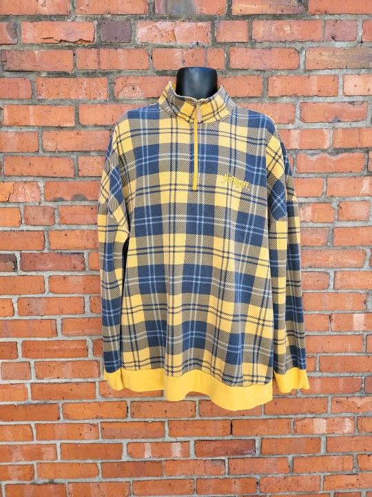 Our Universe Harry Potter Hufflepuff Quarter-Zip Sweater Mens 2X Preowned