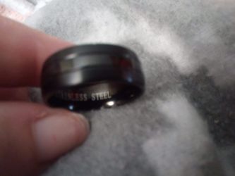 Brand new Mens Stainless Steel Ring size 11