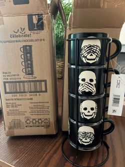 Halloween espresso cups NEW