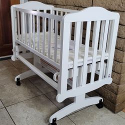 Dream On Me Lullaby Cradle-Glider, White 