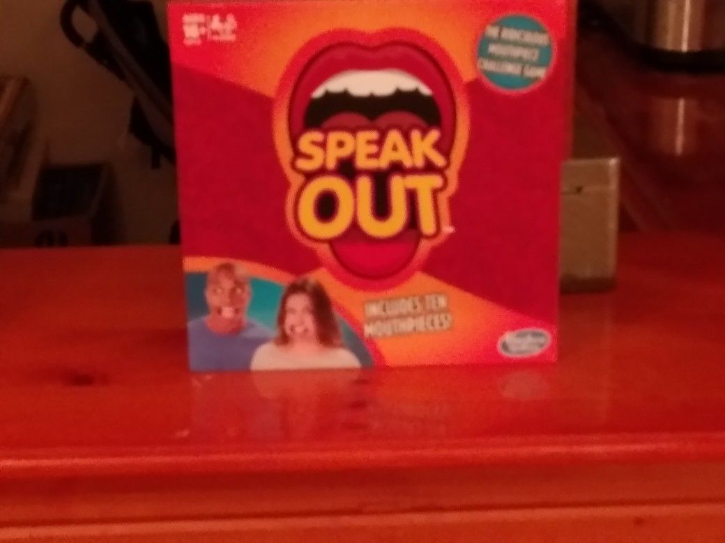2 Speak Out Board Games. Still Sealed.