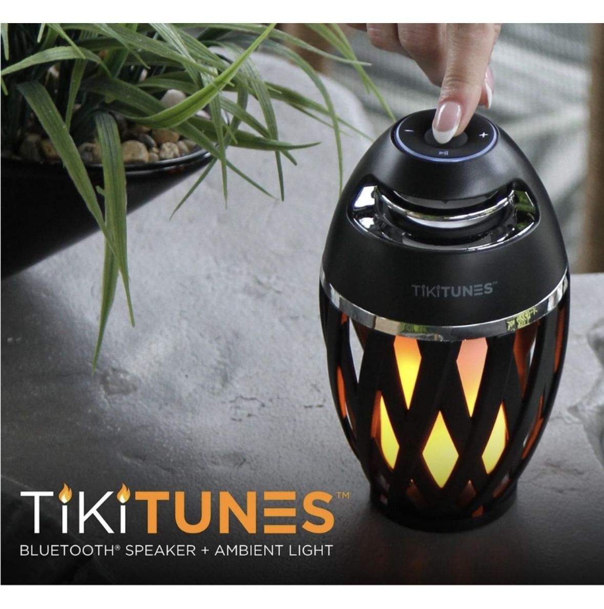 Tiki Tunes With LED Flame
