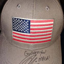 Charlie Kirk Signed Autograph Hat Turning Point USA Foundation 