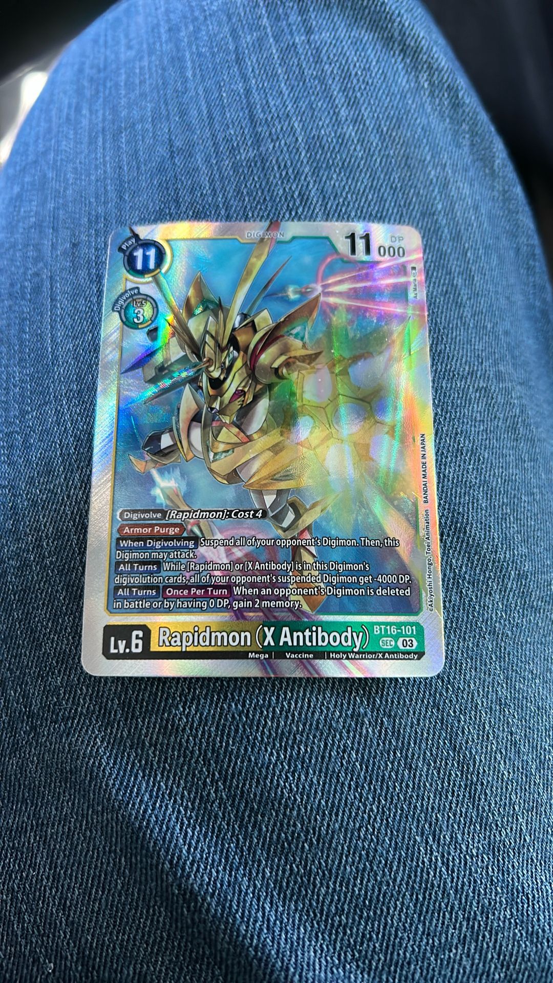 Digimon Rapidon (X antibody) BT1G-101